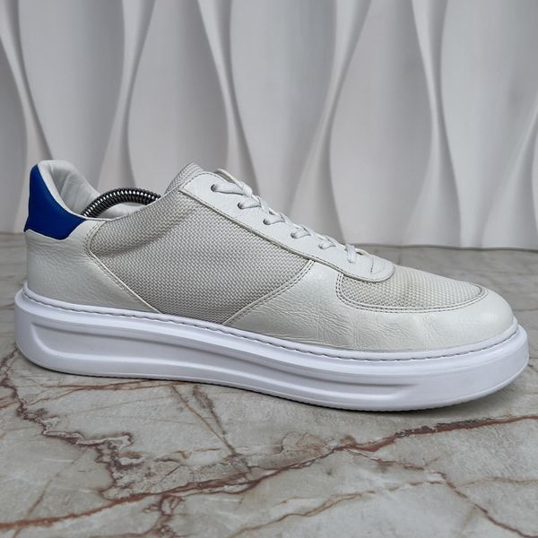 Beverly Hills Monogram Sneaker White Calfskin