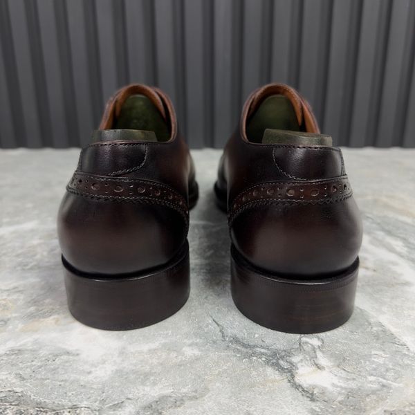 Derby Lace Up Brown Leather