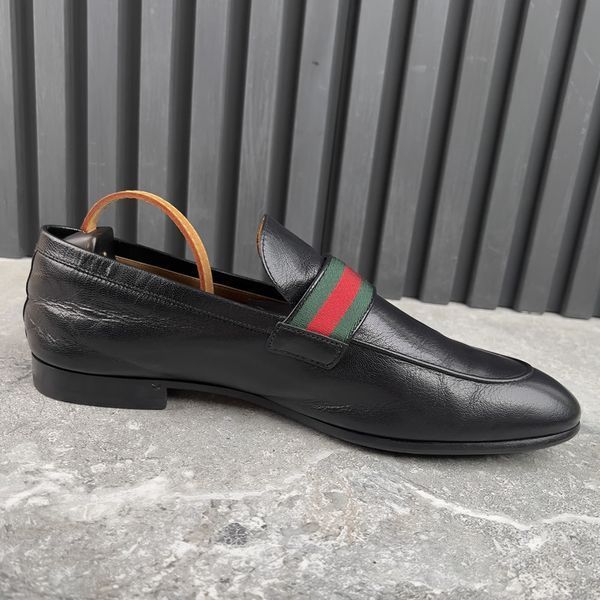 Donnie Web GG Loafers Black Leather