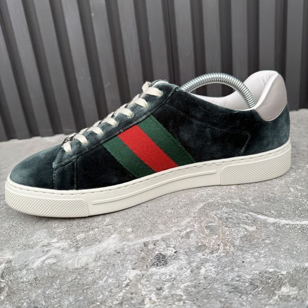 ACE Web Sneakers Green Velour