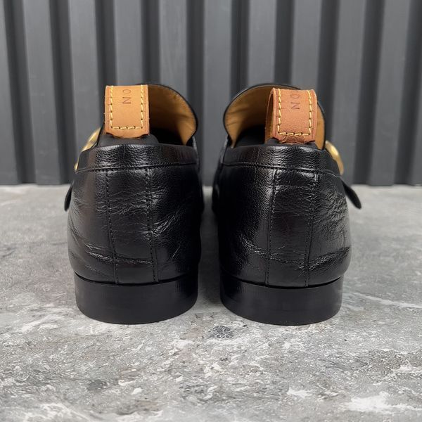 Donnie Web GG Loafers Black Leather