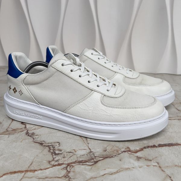 Beverly Hills Monogram Sneaker White Calfskin