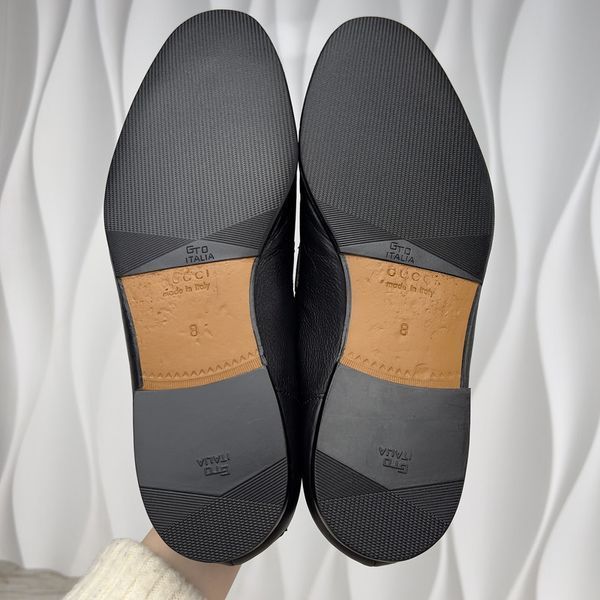 Jordaan Web Horsebit Loafers Black Leather