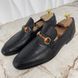 Jordaan Web Horsebit Loafers Black Leather
