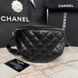 Uniform Belt Bag Black Matelasse Lambskin