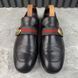 Donnie Web GG Loafers Black Leather