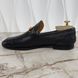 Jordaan Web Horsebit Loafers Black Leather