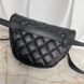 Uniform Belt Bag Black Matelasse Lambskin