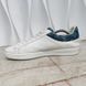 Luxembourg Sneakers Monogram Denim White