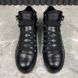 Sneakers High Top Black Leather