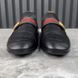 Donnie Web GG Loafers Black Leather