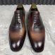 Derby Lace Up Brown Leather