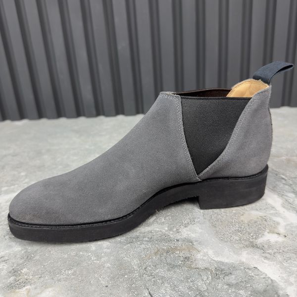 Chelsea Boots Gray Suede