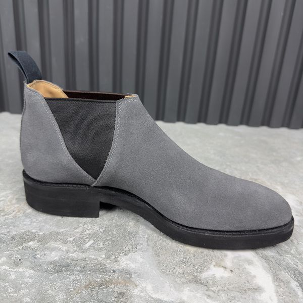 Chelsea Boots Gray Suede