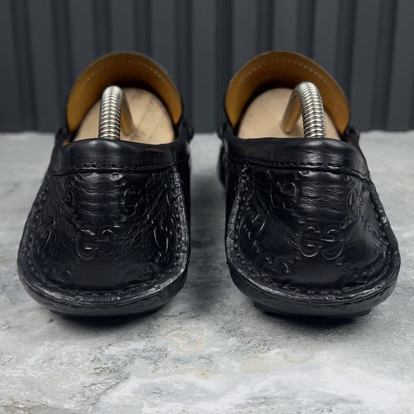 Bamboo Horsebit GG Vintage Moccasins Brown Leather