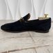 Jordaan Web Horsebit Loafers Blue Suede