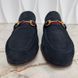 Jordaan Web Horsebit Loafers Blue Suede