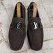 Monte Carlo Damier Driving Moccasin Brown Suede