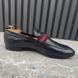 Donnie Web GG Loafers Navy Blue Leather