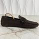 Monte Carlo Damier Driving Moccasin Brown Suede