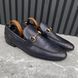 Jordaan Horsebit Loafer Blue Patina Leather