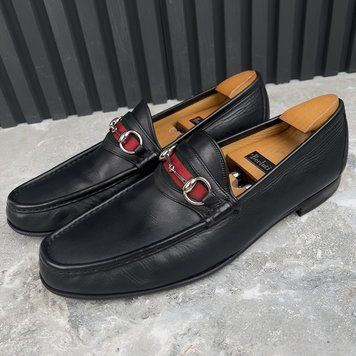 Vintage 1955 Web Horsebit Loafers Black Leather