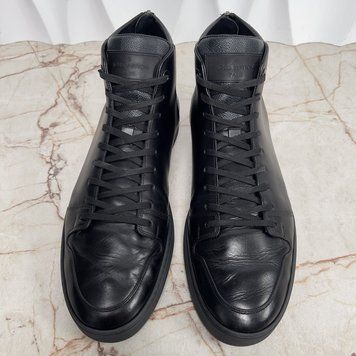 Line Up Sneakers Damier Canvas Black Leather
