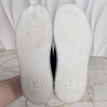 Beverly Hills Sneakers Monogram Black Leather