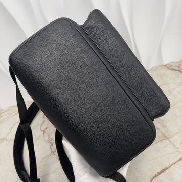 Takeoff Aerogram Logo LV Grained Calfskin Backpack