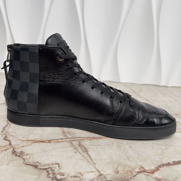 Line Up Sneakers Damier Canvas Black Leather