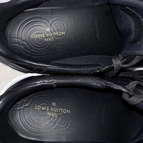 Beverly Hills Sneakers Monogram Black Leather
