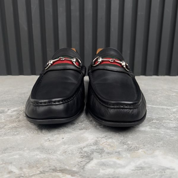 Vintage 1955 Web Horsebit Loafers Black Leather