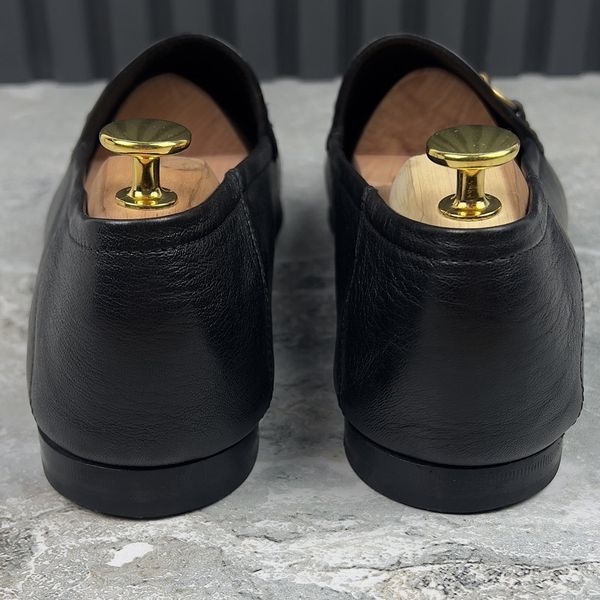 Horsebit Jordaan Loafers Black Leather