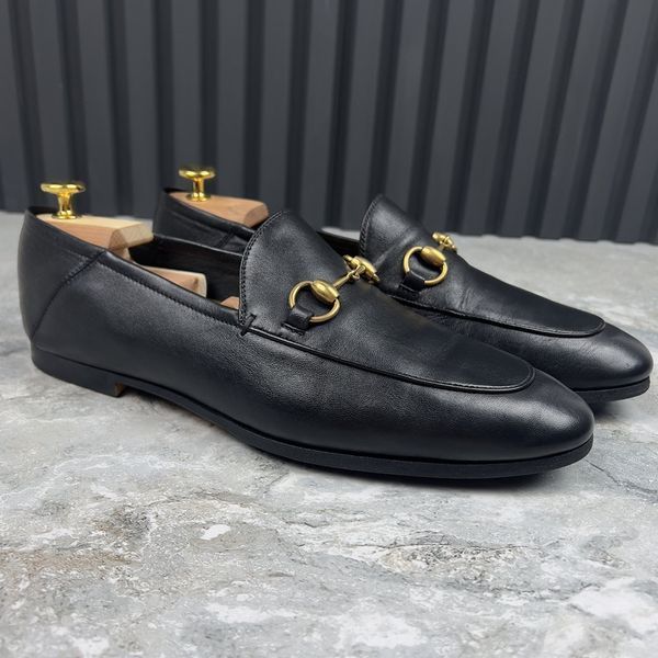 Horsebit Jordaan Loafers Black Leather