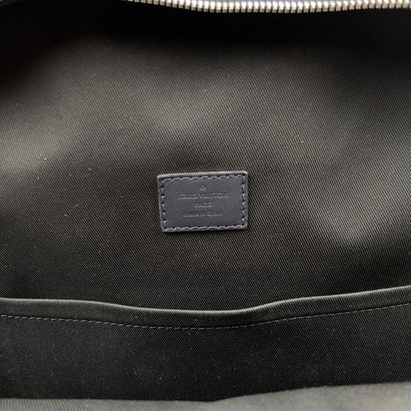 Campus Backpack Damier Infini Astral Navy Blue Leather