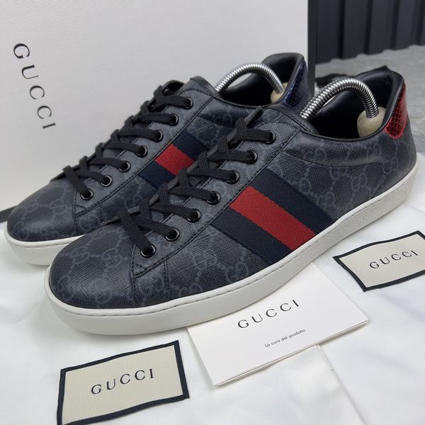 Ace Web GG Supreme Canvas кросівки сірі шкіряні 3203 фото