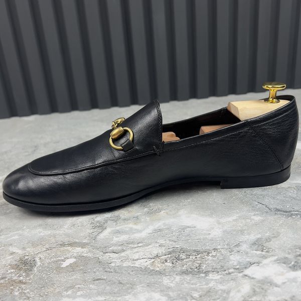 Horsebit Jordaan Loafers Black Leather