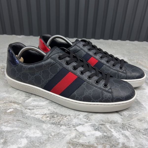 Ace Web GG Supreme Canvas кросівки сірі шкіряні 3203 фото
