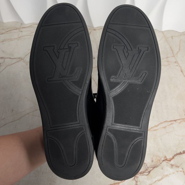 Line Up Sneakers Damier Canvas Black Leather