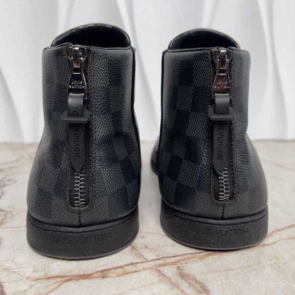 Line Up Sneakers Damier Canvas Black Leather