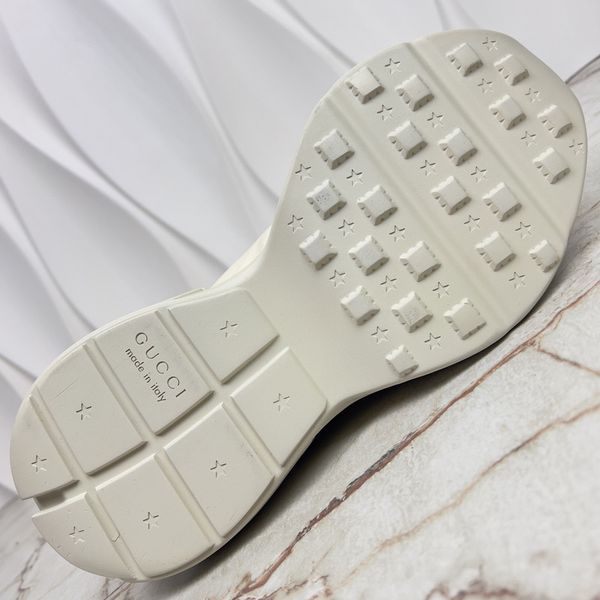 Rhyton Logo Sneaker Beige Leather
