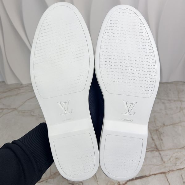 Estate Loafers Blue Grain Leather