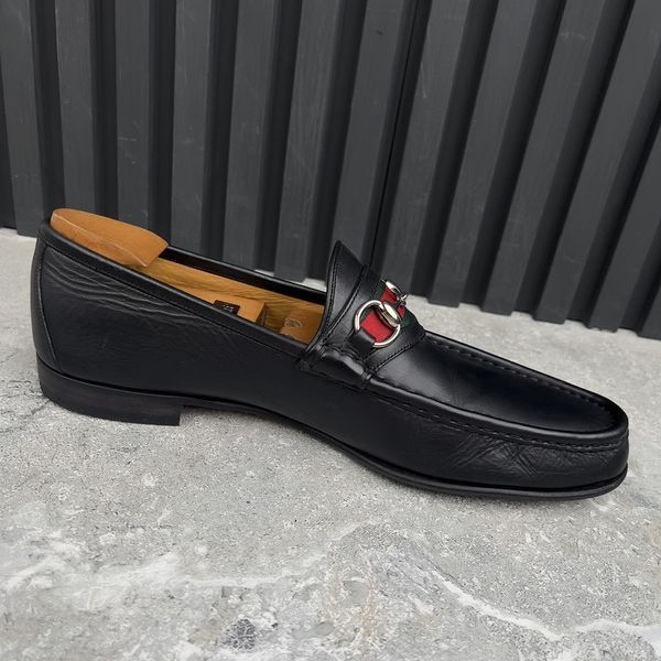 Vintage 1955 Web Horsebit Loafers Black Leather