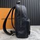 Campus Backpack Damier Infini Astral Navy Blue Leather