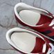 Ace Monogram Sneakers Red Leather