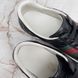 Ace Web Sneakers Black Crocodile Leather