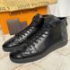Line Up Sneakers Damier Canvas Black Leather