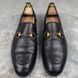 Horsebit Jordaan Loafers Black Leather