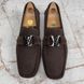 Monte Carlo Moccasins Damier Brown Suede