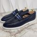Estate Loafers Blue Grain Leather